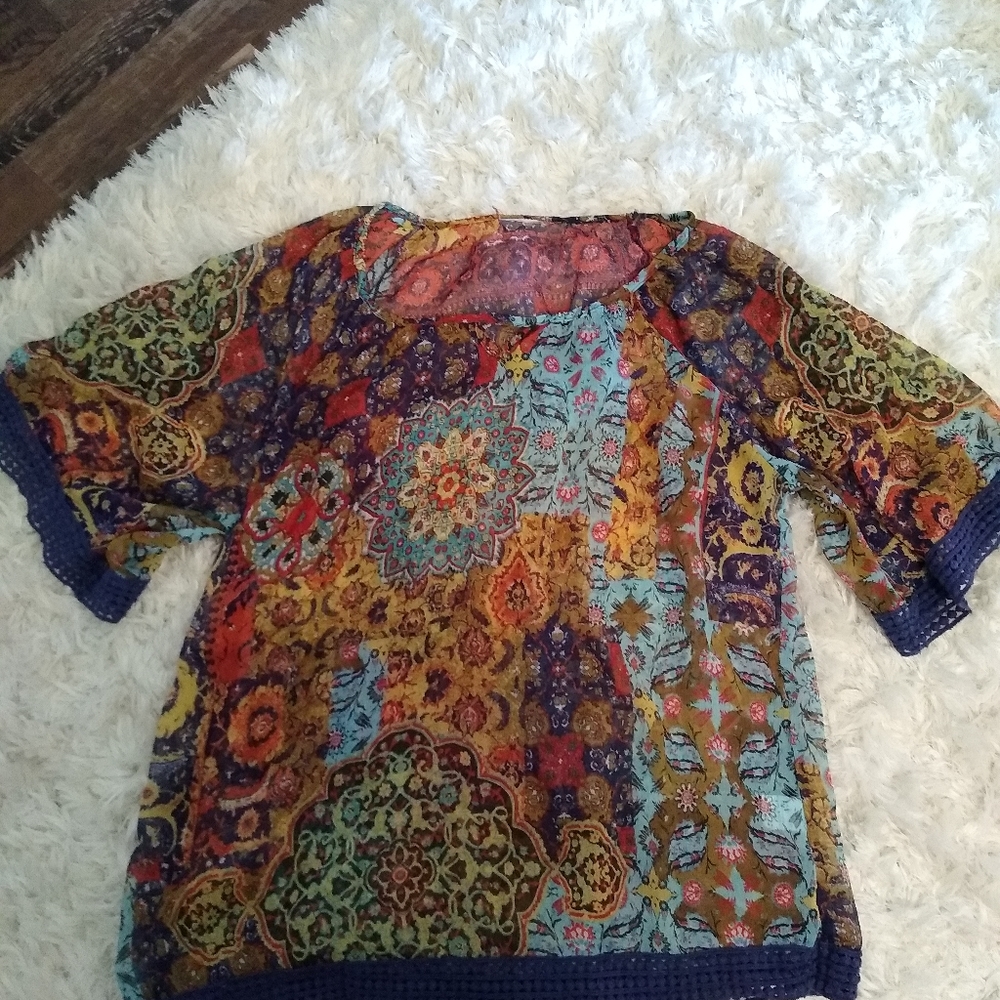 Sheer dress shirt